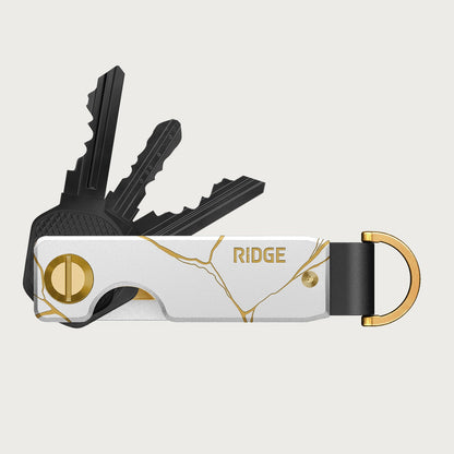 Ridge KeyCase - Kintsugi - White