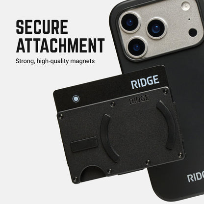 Ridge Wallet For MagSafe - Gunmetal