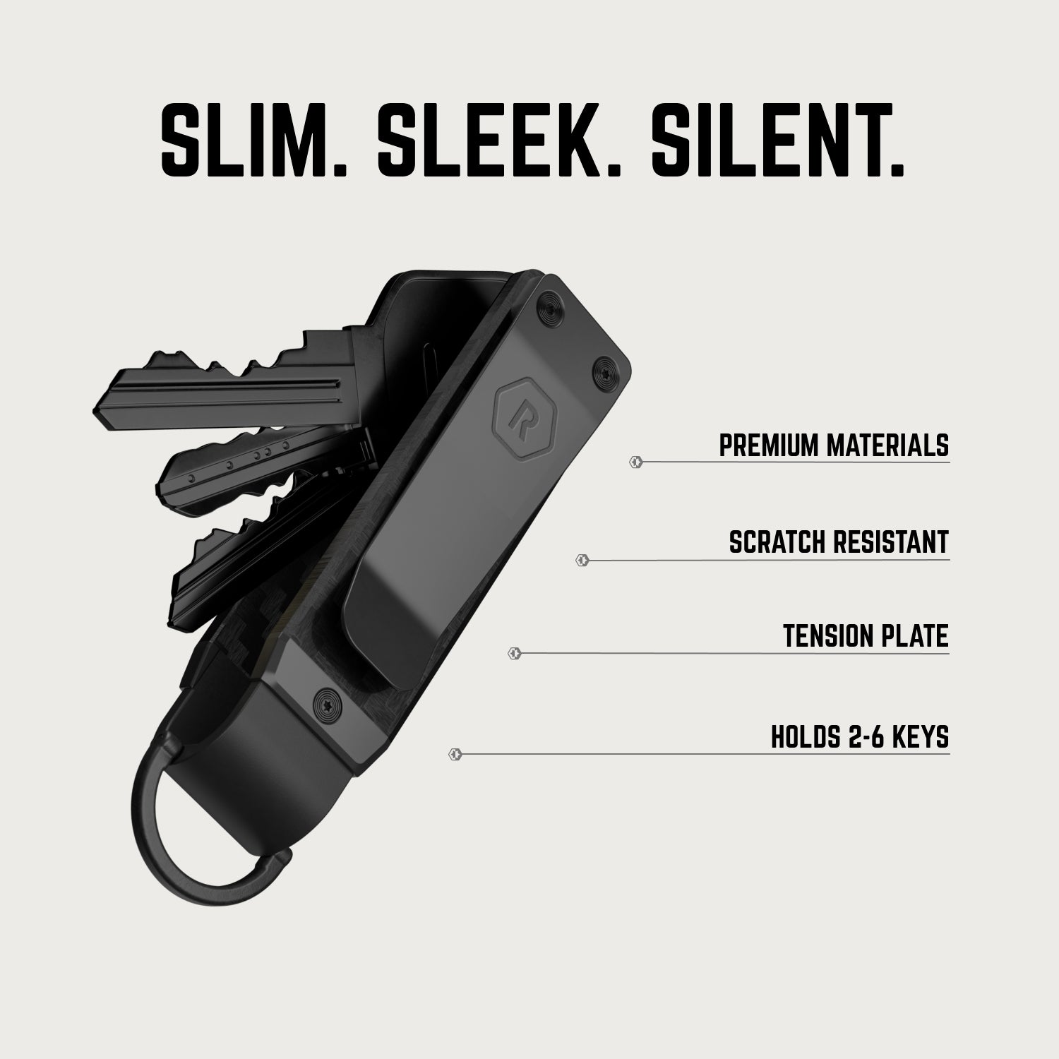 Ridge KeyCase - Kintsugi - White