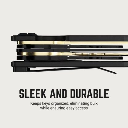 Ridge KeyCase - Brass
