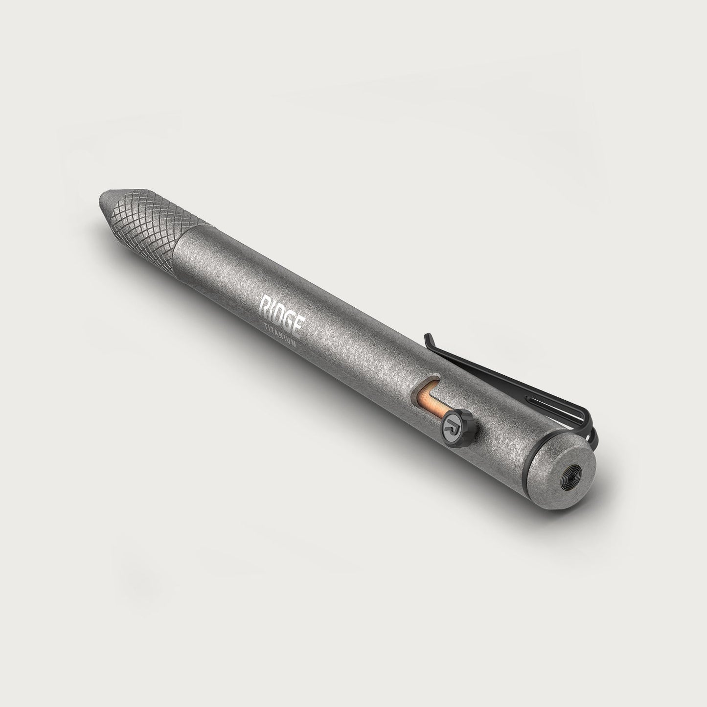 Ridge Bolt Action Pen - Stonewashed Titanium